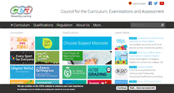 Desktop Screenshot of ccea.org.uk